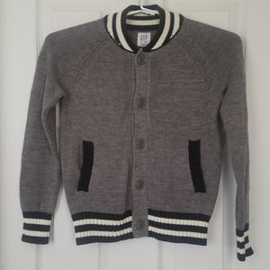 GAP Varsity Prep Knit Cardigan Sweater